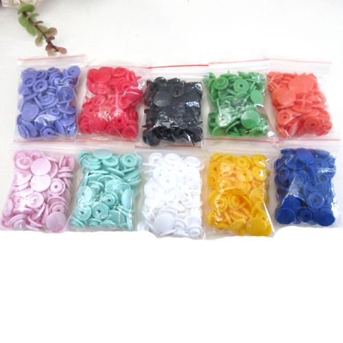 KAM Snap Pliers 150 Set 10 Colors Plastic Snap Fasteners Button For