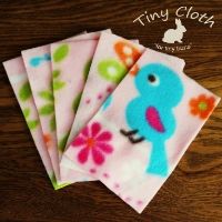 Tiny Cloth Fleece Boogie Wipes: Girl Patterns