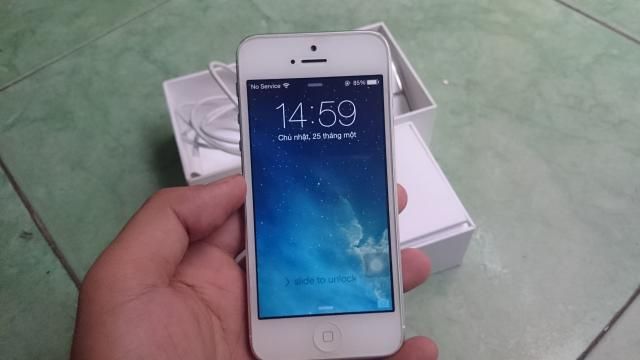 Bán iPhone 5S Gold và 5 trắng 16Gb quốc tế Fullbox - 1