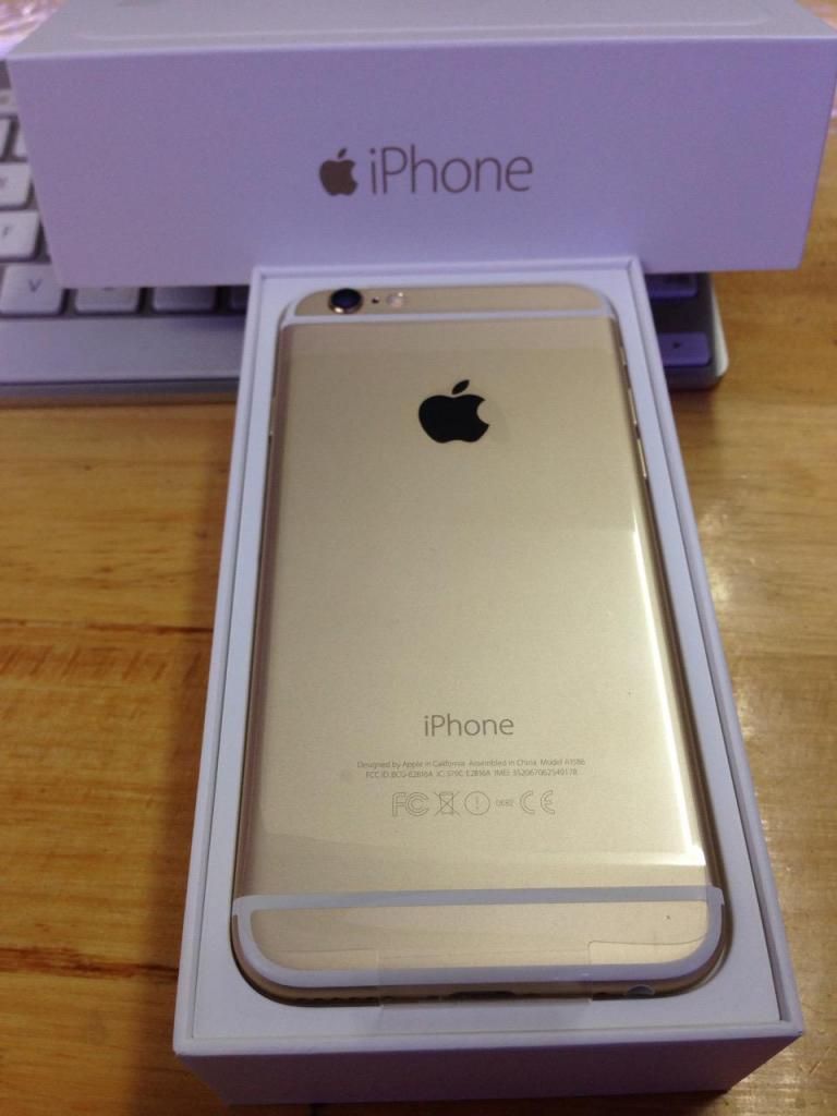 iphone6 16gb gold active ngày 28 tháng 9 mới 99,9%