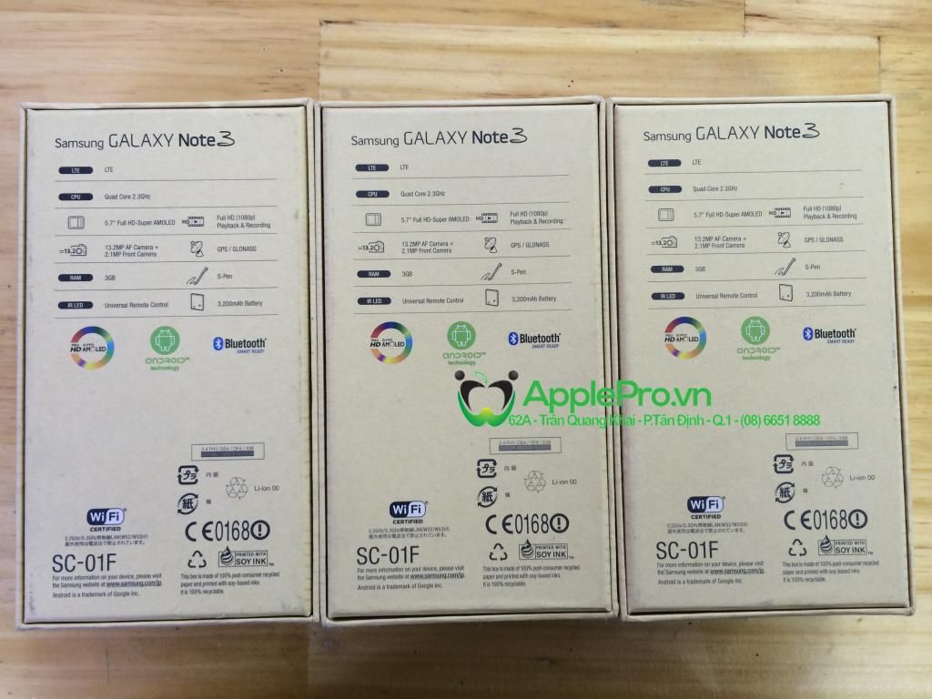 Tp HCM-Bình DƯƠNG BÁN GALAXY Note3 SC-01F 32GB - 2