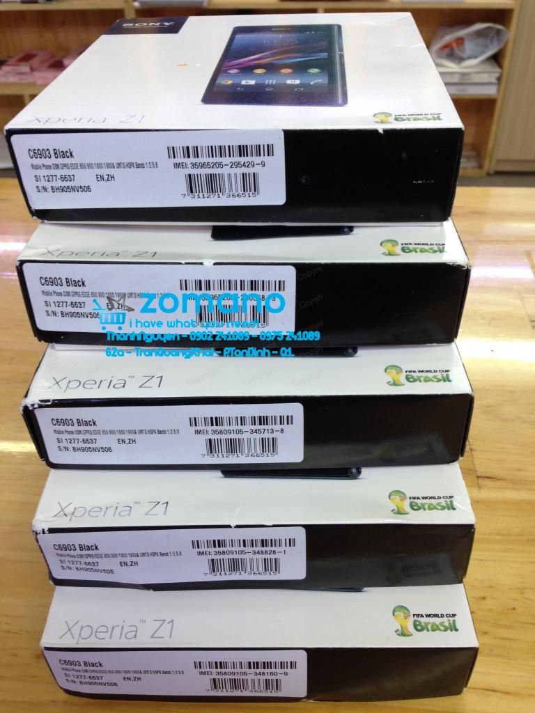 SONY Xperia Z1 Quốc Tế C6903 chỉ 8tr4 - 2