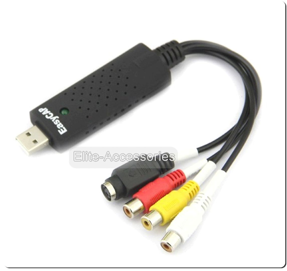 USB 2.0 VHS To DVD Converter Video And Audio Capture Card USB Video ...