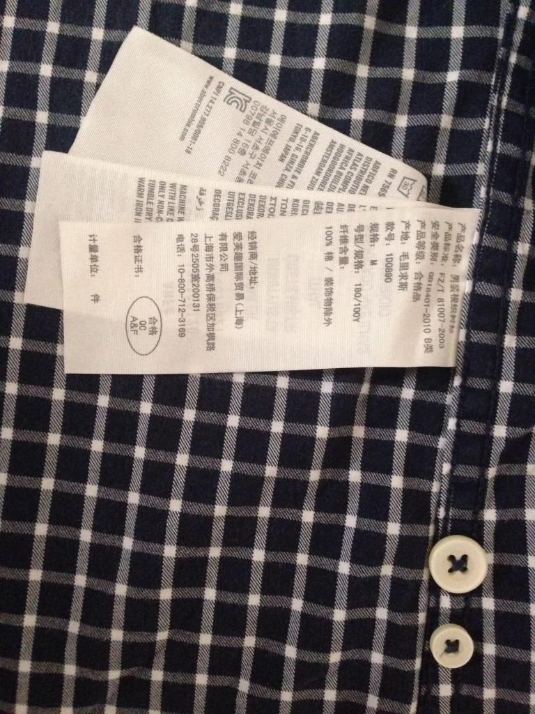 Cần bán áo sơ mi trắng Abercrombie US mới 100% - 6