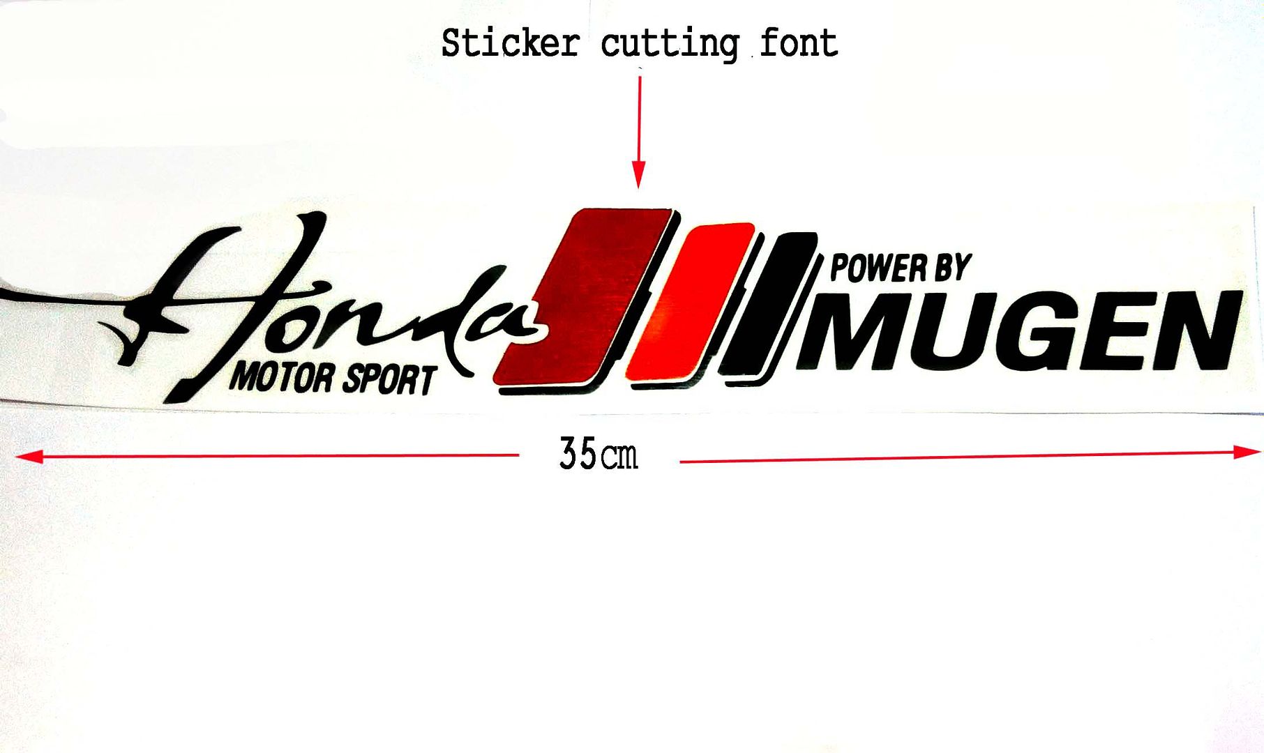 Honda car racing stickers #3