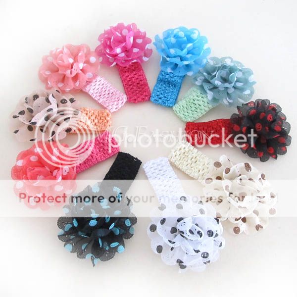 Cute Baby Girl Lace Flower Hair Band Headband Soft Elastic Headdress Headwear