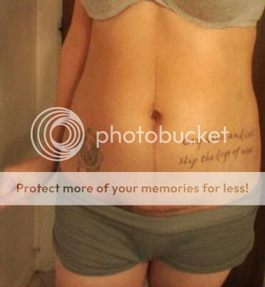 stomach tattoos after giving birth