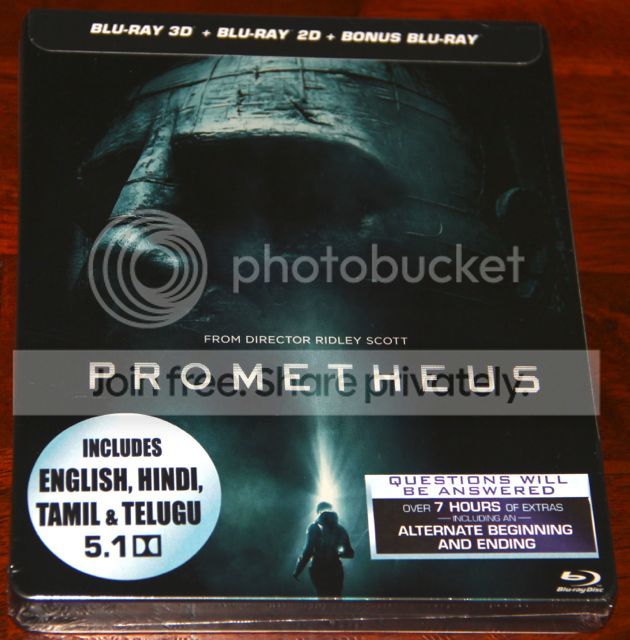 Prometheus (3D Blu-ray SteelBook) [India] | Page 2 | Hi-Def Ninja - Pop ...