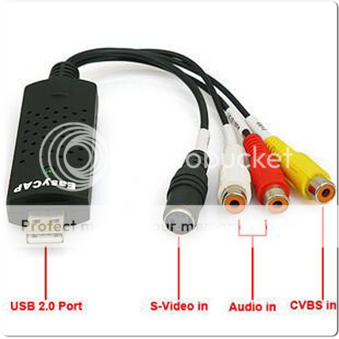 USB 2.0 VHS To DVD Converter Video And Audio Capture Card USB Video | eBay